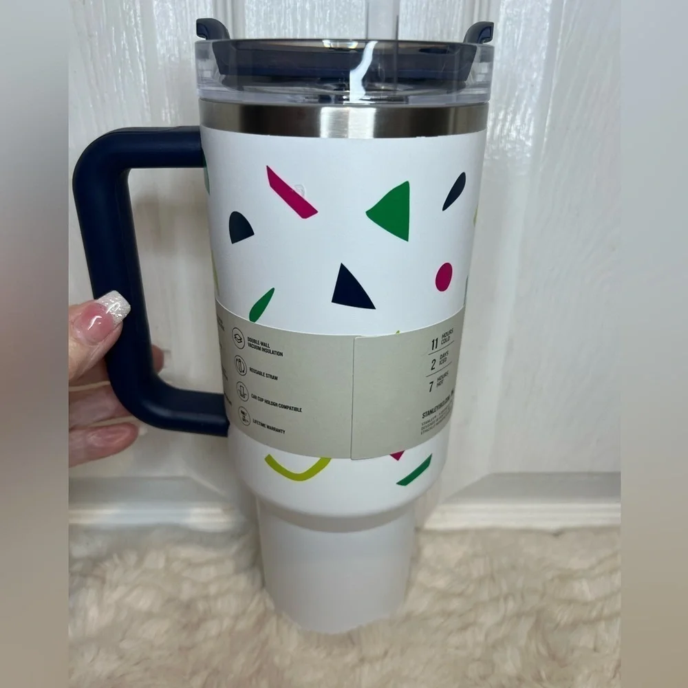 STANLEY 40oz TUMBLER QUENCHER H2.O FLOWSTATE STANLESS STEEL TRAVELER - Picture 3 of 8